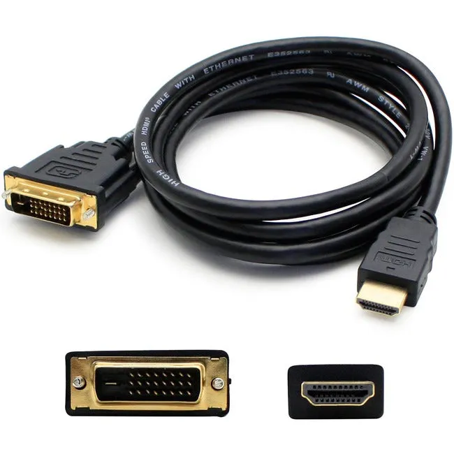 3ft HDMI 1.3 Male to DVI-D Dual Link (24 1 pin) Male Black Cable For Resolution Up to 2560x1600 (WQXGA)