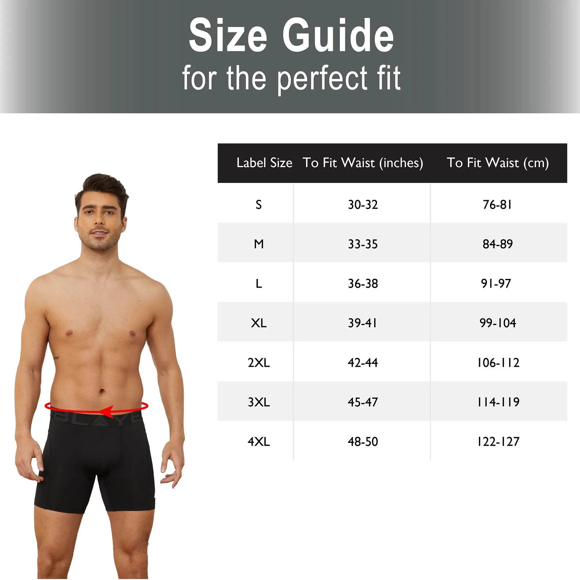 6PK Mens Boxer Premium Black - Contrast Wb