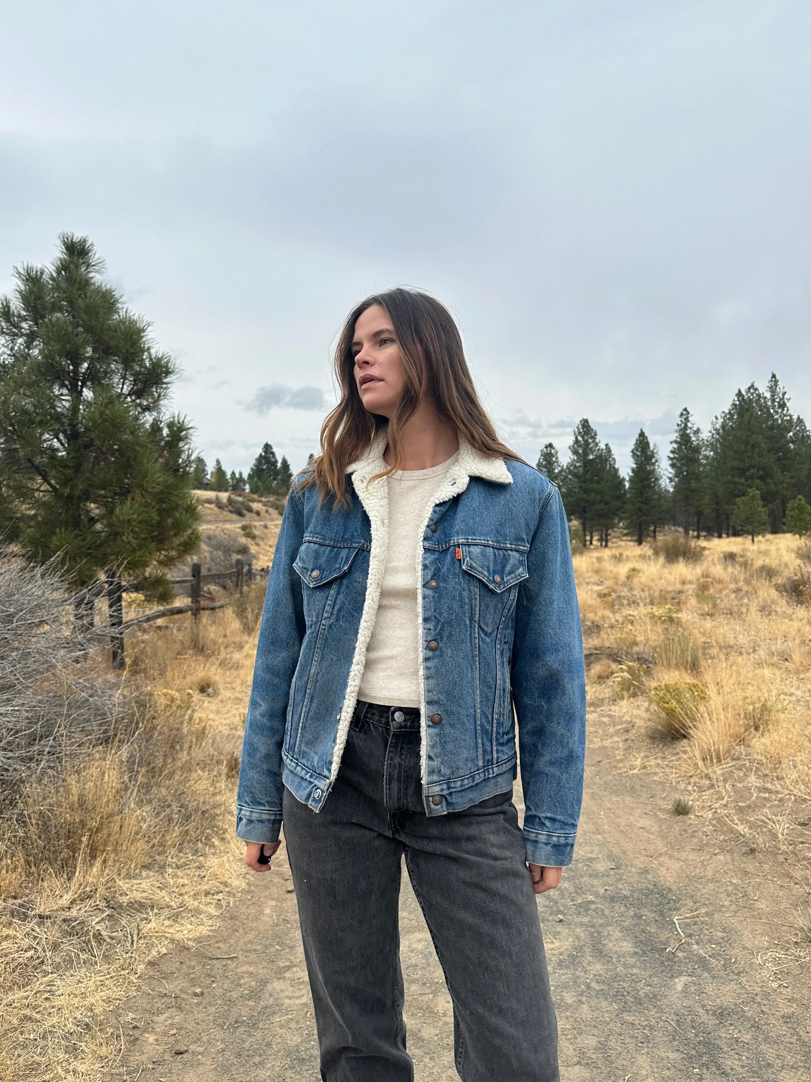 70s Levi's Sherpa Denim Jacket