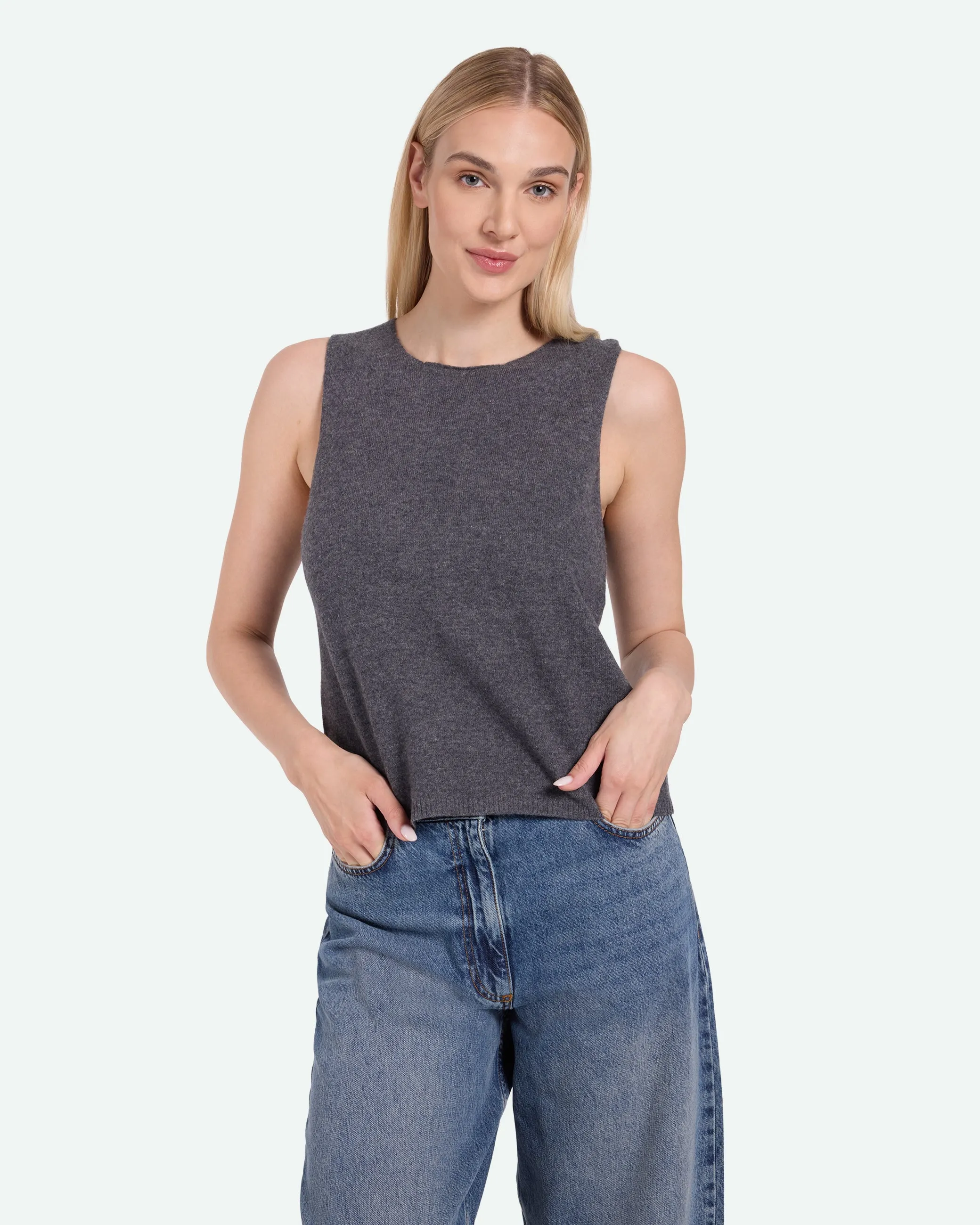 Auburns 3801 Vest - Grey Melange