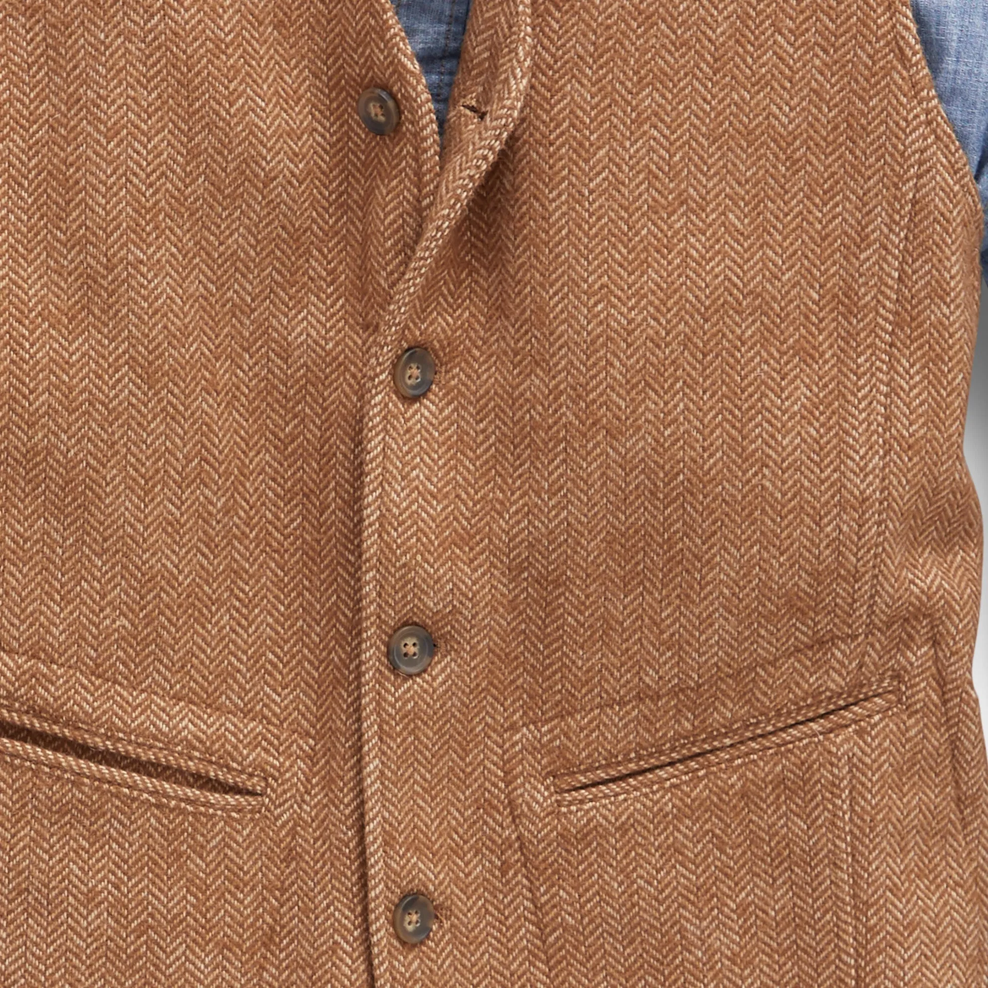 Back East Herringbone Vest - Tall