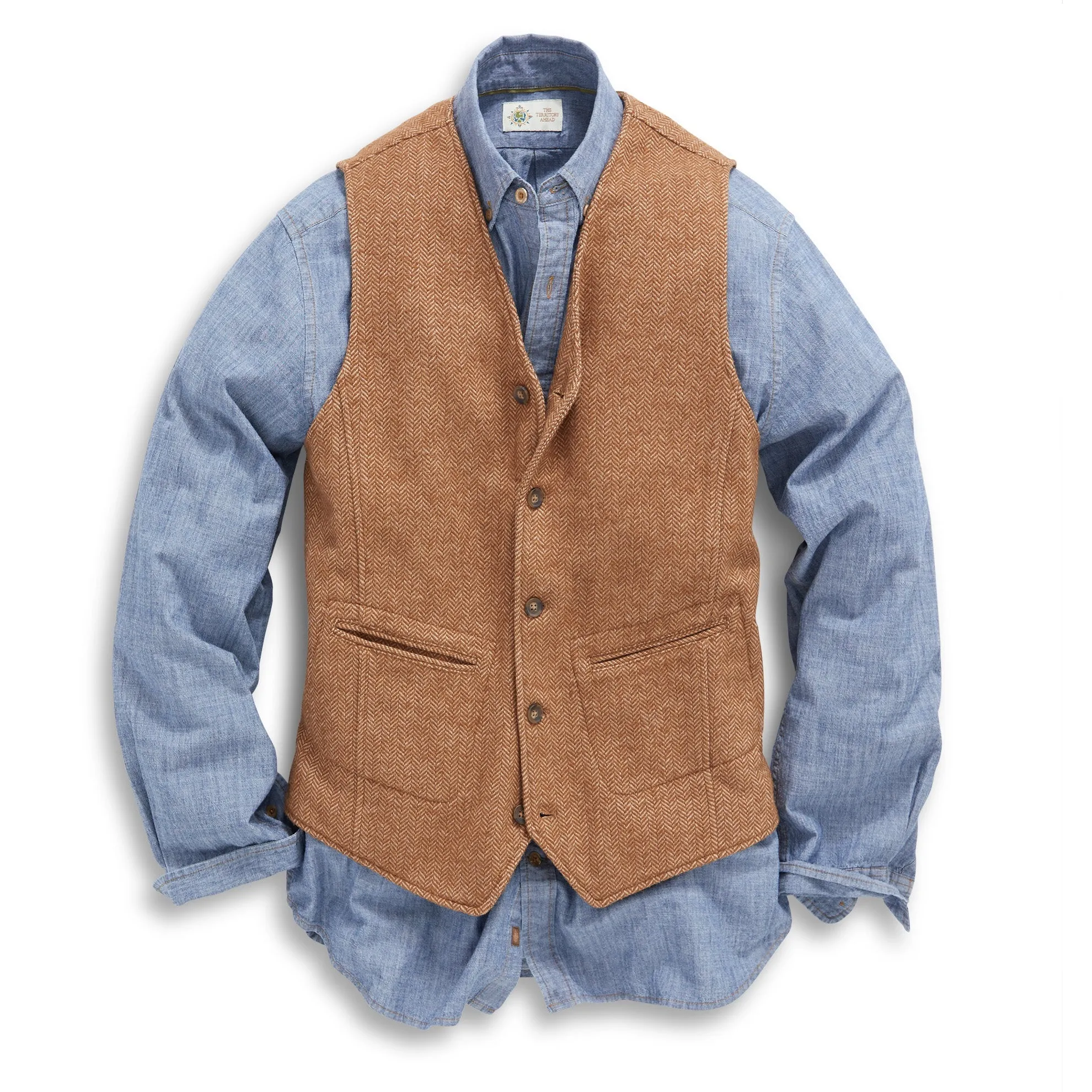 Back East Herringbone Vest - Tall