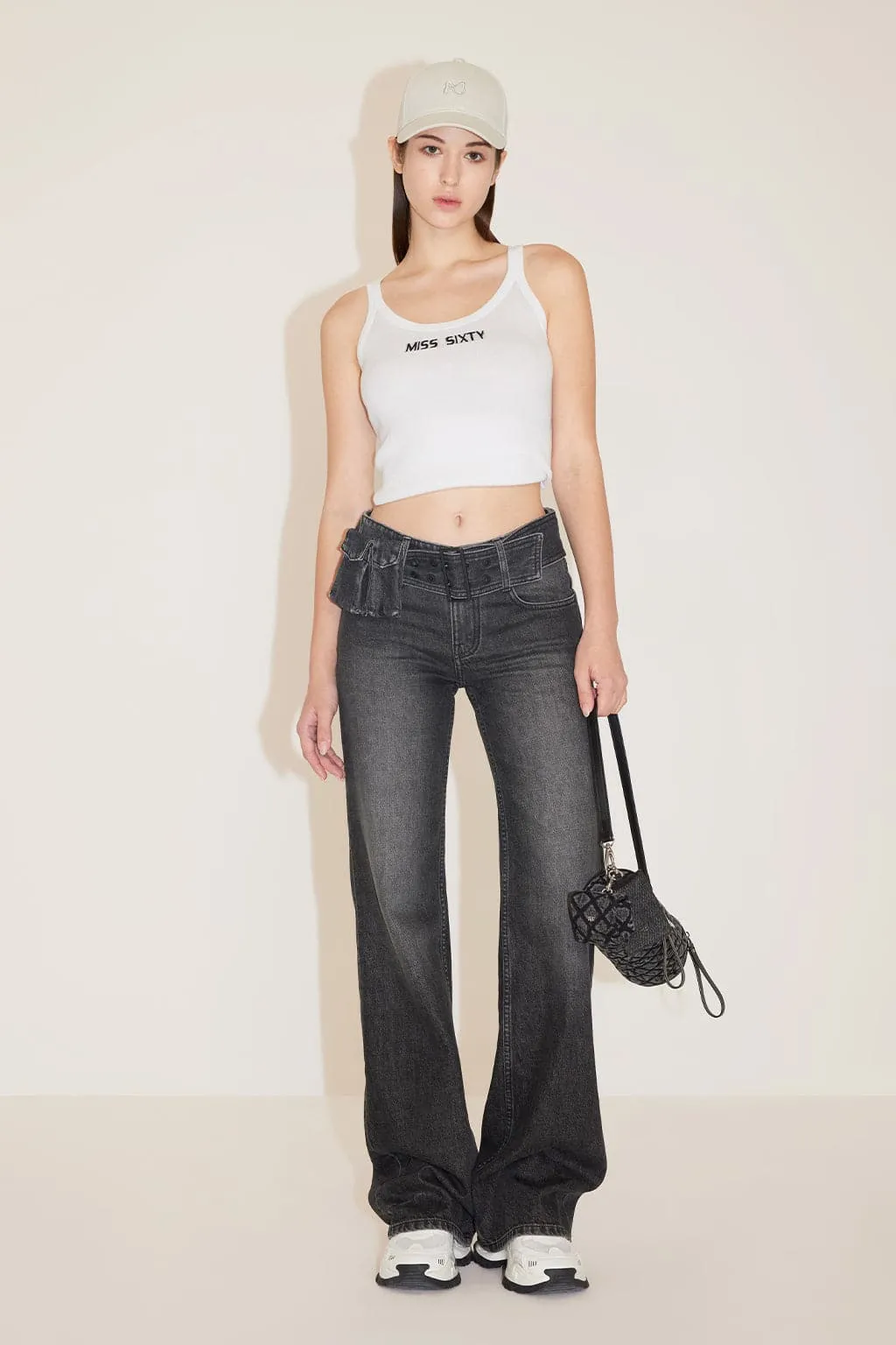 Basic White Vest With Logo