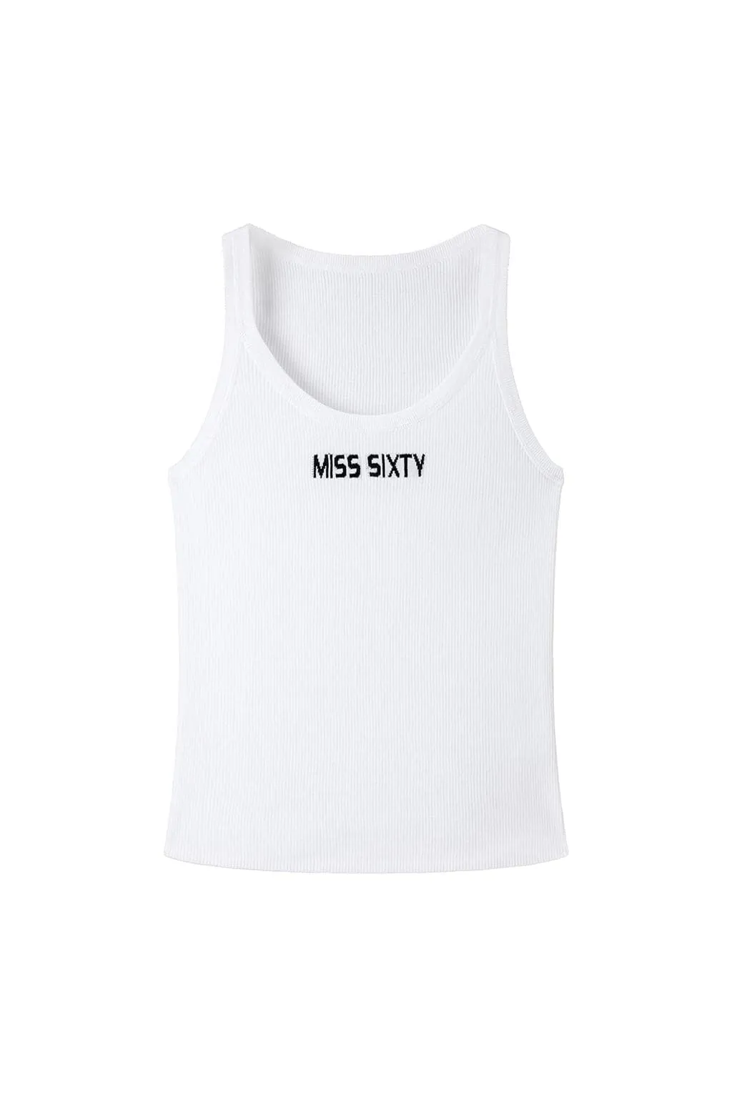 Basic White Vest With Logo
