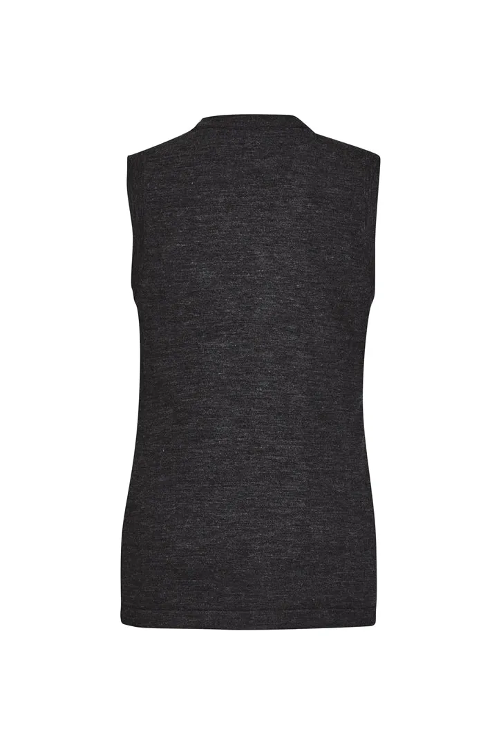CK961LV BizCollection Womens Button Front Knit Vest