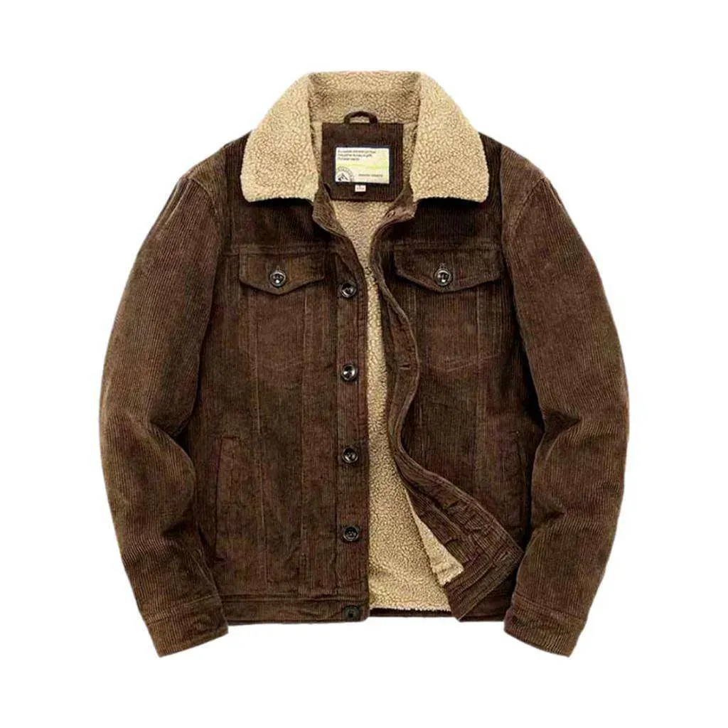 Color outwear men's jeans jacket