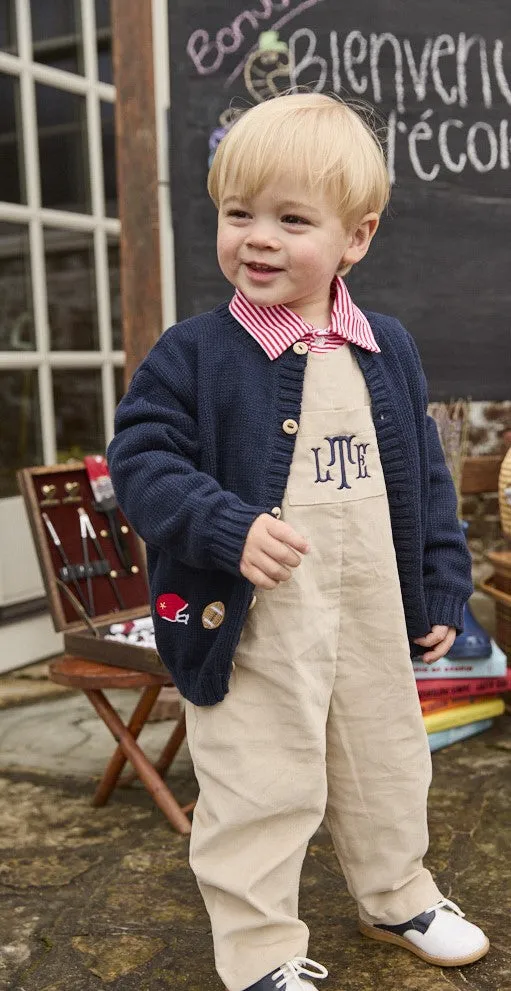 Corduroy Overall -- Oyster