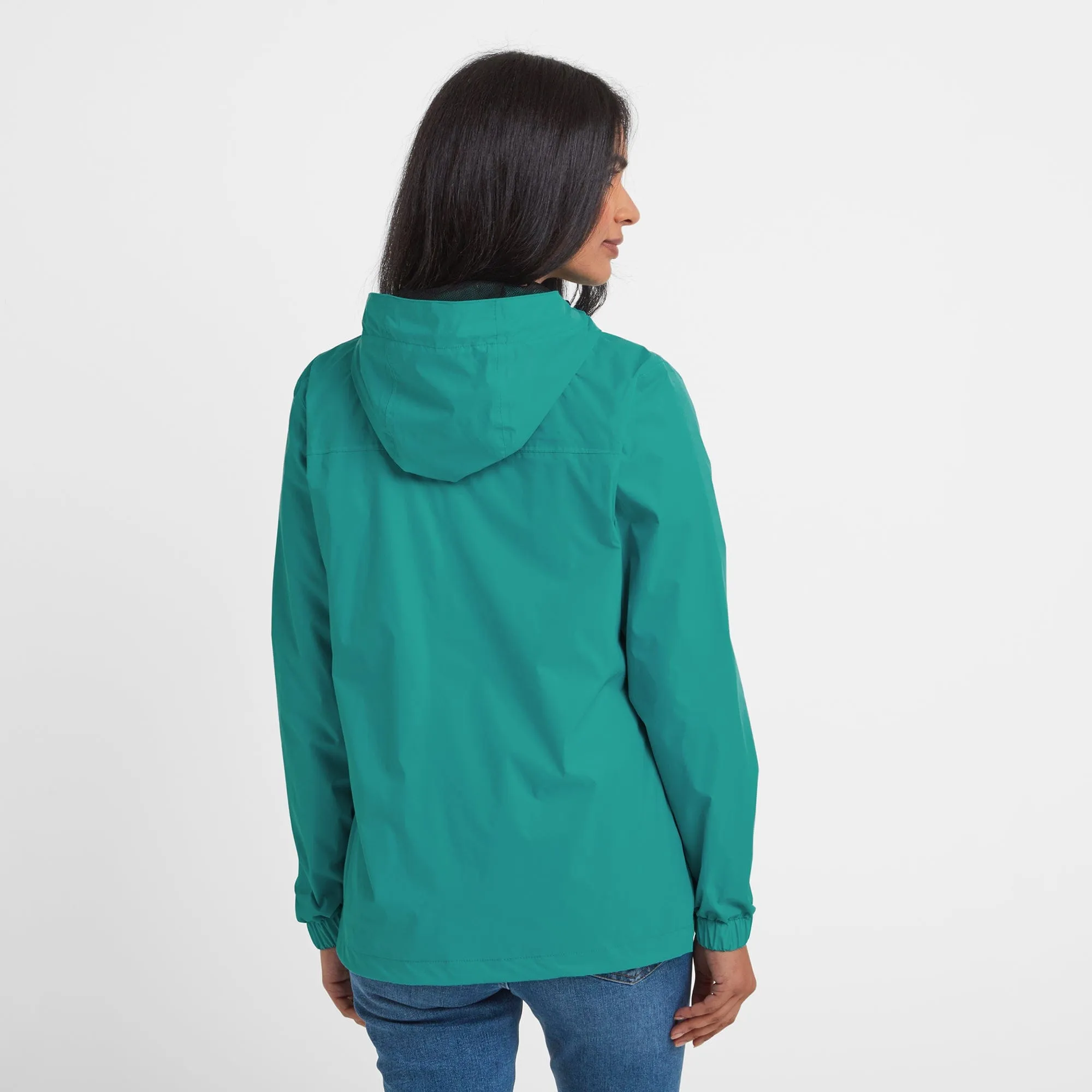 Craven Womens Waterproof Packaway Jacket - Ceramic Blue