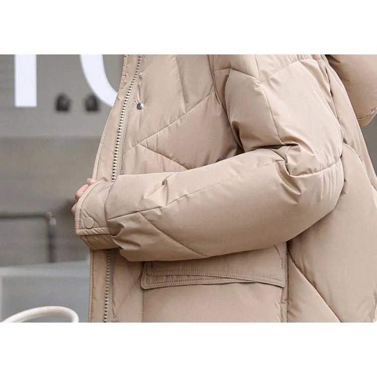 Detachable Hooded Puffer Coat
