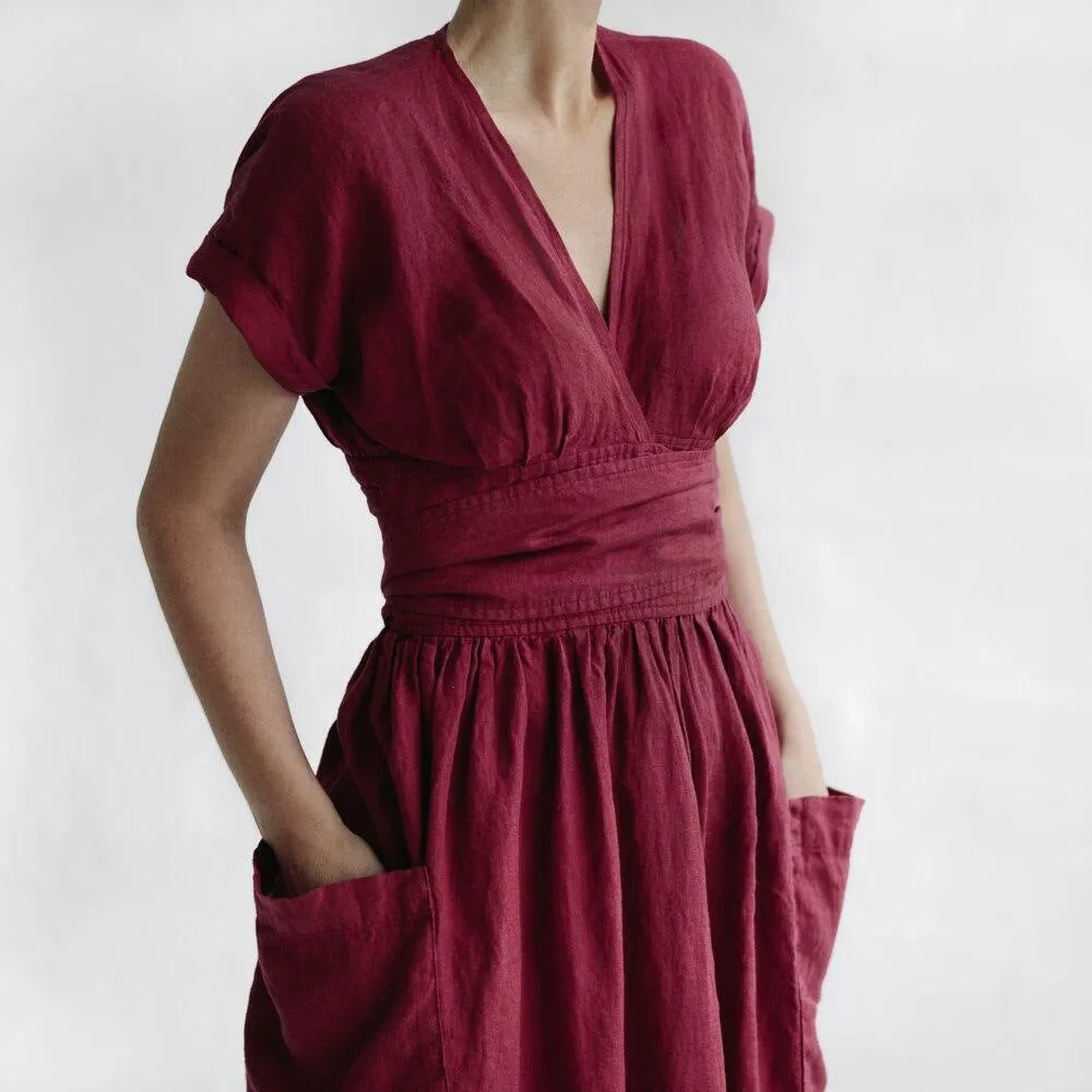 Dunnmall Moment of Yourself Wrap Midi Dress