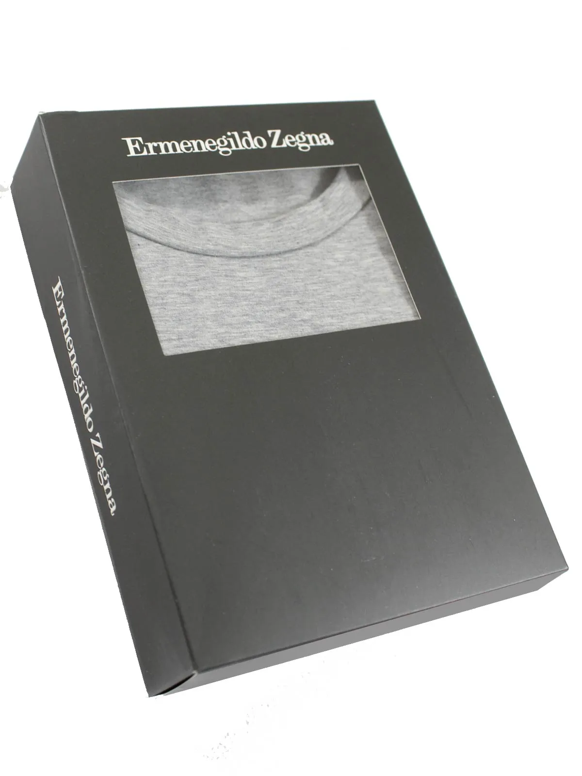 Ermenegildo Zegna Long Sleeve Stretch T-Shirt Gray Undershirt L FINAL SALE