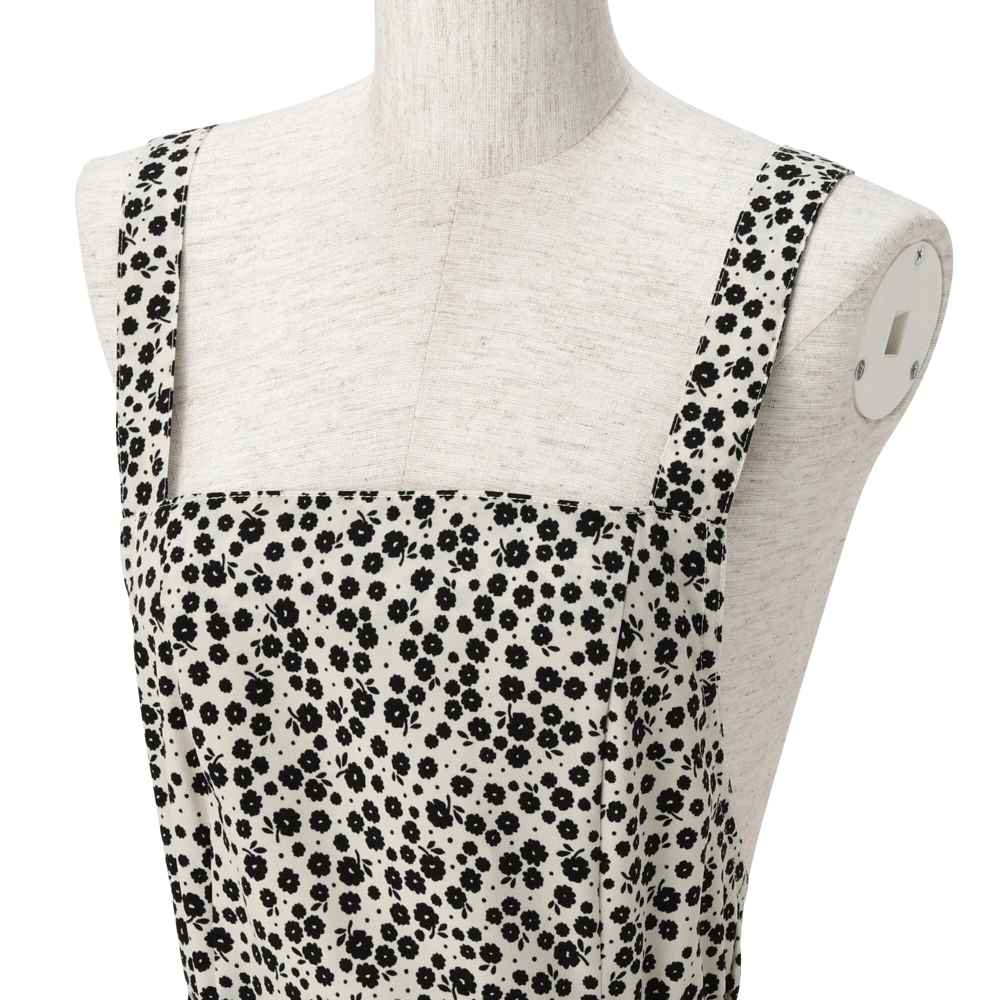 Fleuri Full Apron  Ivory