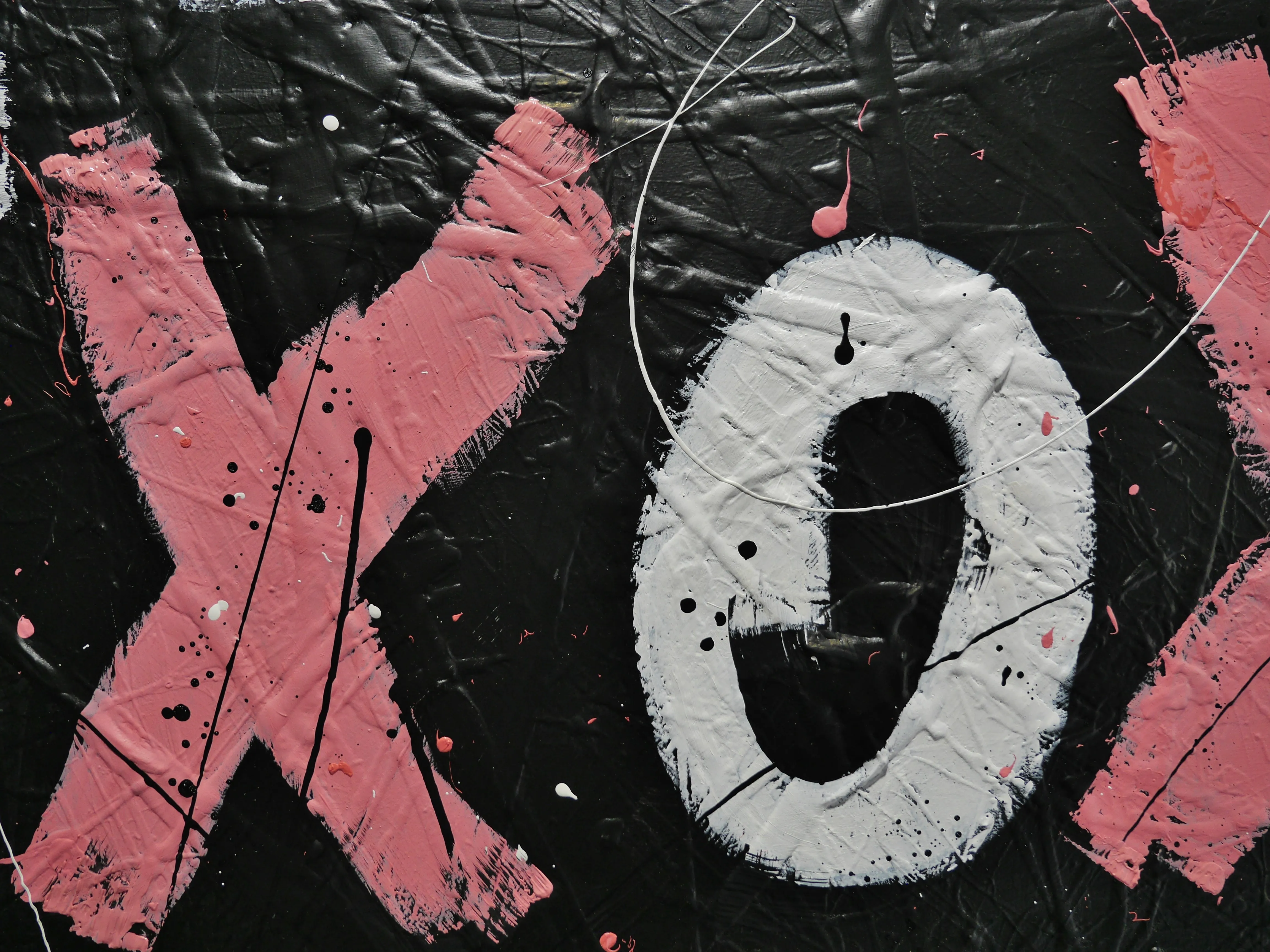 Free Lovin 190cm x 100cm Textured Urban Pop Art Painting (SOLD)