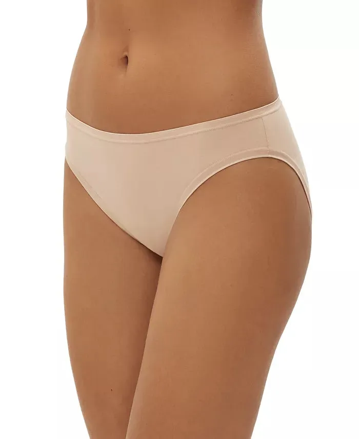 GAP Women's 3-Pk Bikini Underwear  Neutral Pink/Light Heather Grey/Black Size XS