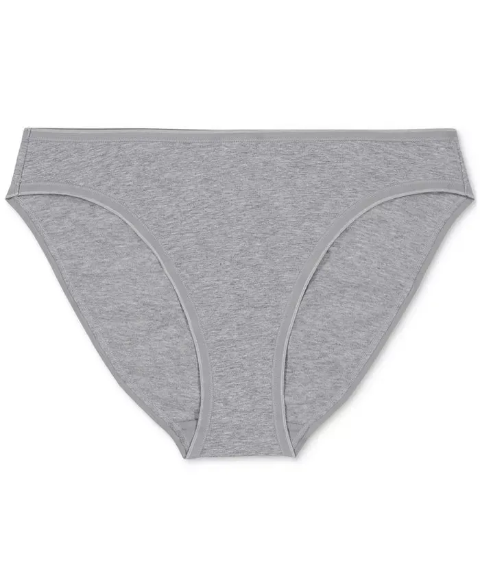 GAP Women's 3-Pk Bikini Underwear  Neutral Pink/Light Heather Grey/Black Size XS