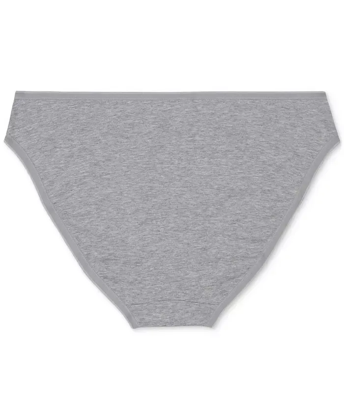 GAP Women's 3-Pk Bikini Underwear  Neutral Pink/Light Heather Grey/Black Size XS