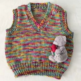 Georgie Seamless 8ply Baby Vest