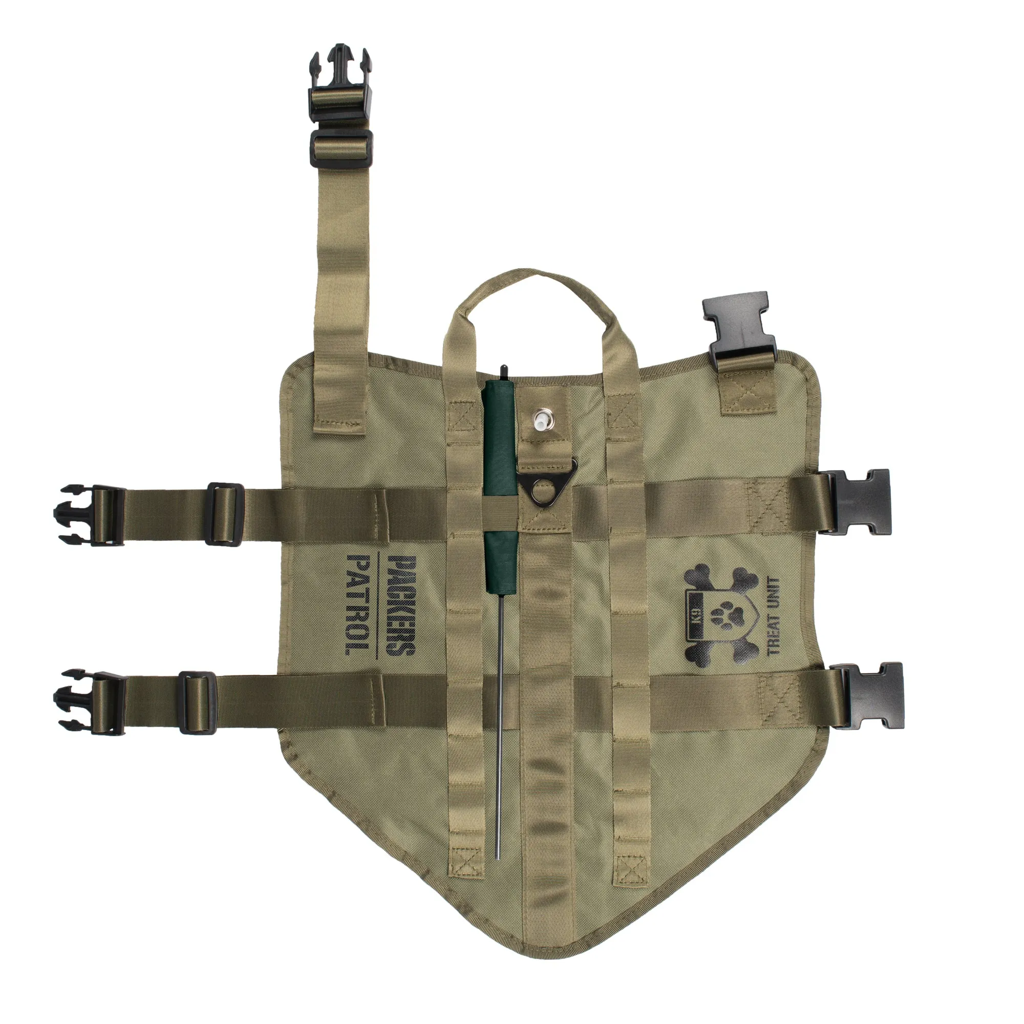 Green Bay Packers Dog Premium Tactical Vest Harness