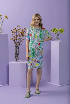 Highlands Floral Lilac T-Dress