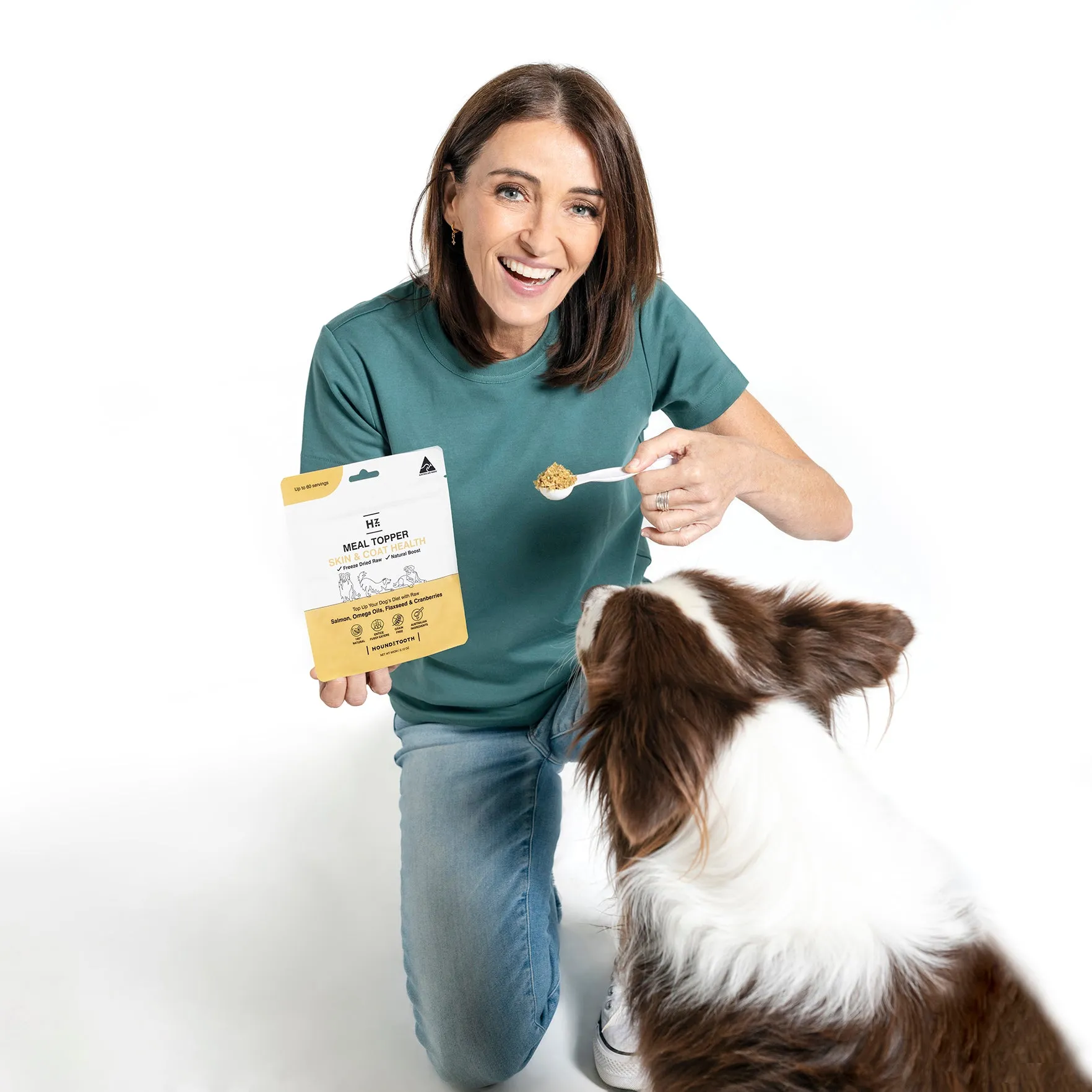 Houndztooth Raw Boost Meal Dog Topper Skin and Coat Health 60g