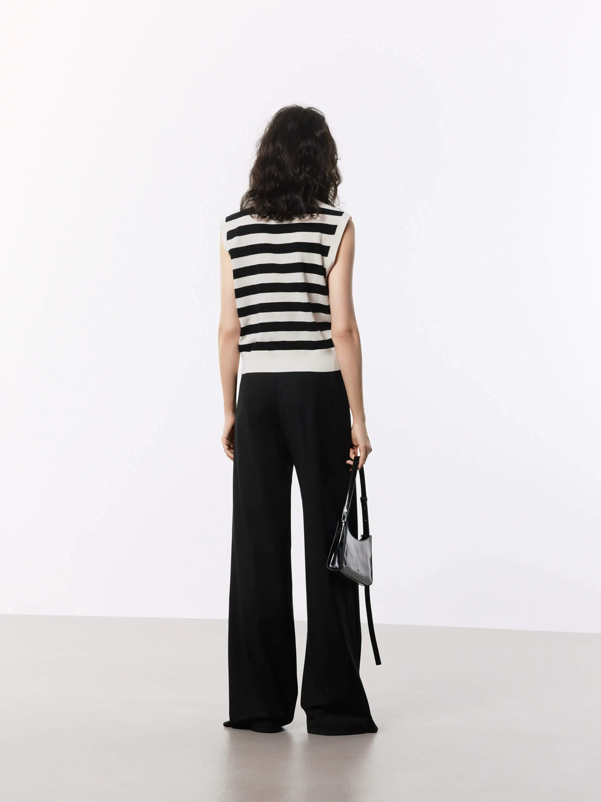 Include Linen Striped Vest