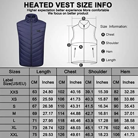 Insulated Heated Puffer Vest