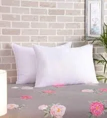 LASER WINGS Microfibre Pillow (White, 16 x 24 Inches) - Pack of 2
