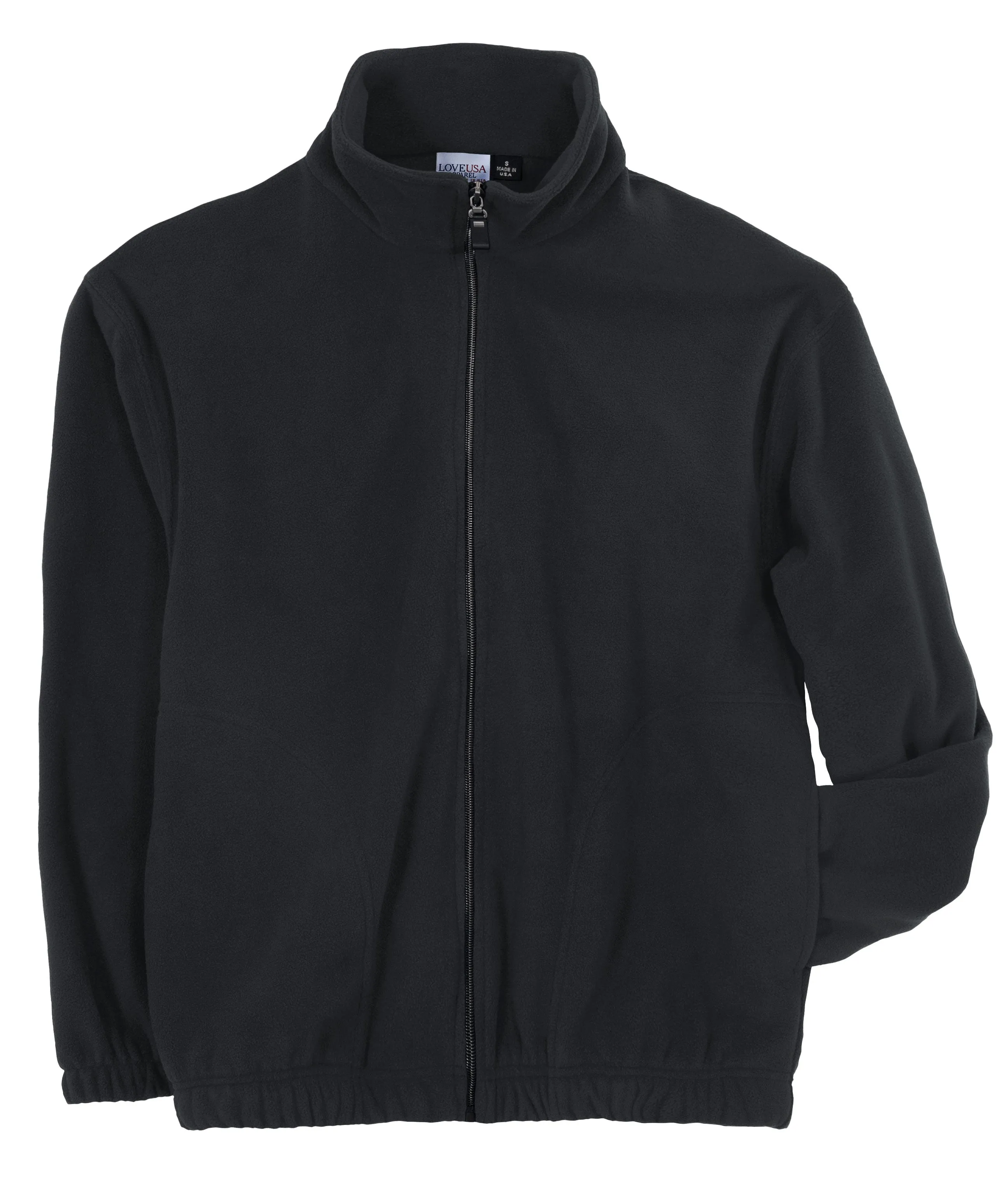LOVE USA APPAREL Men's 100% Polyester Anti-Pilling Micro Fleece Full Zip Jacket 903-MFL