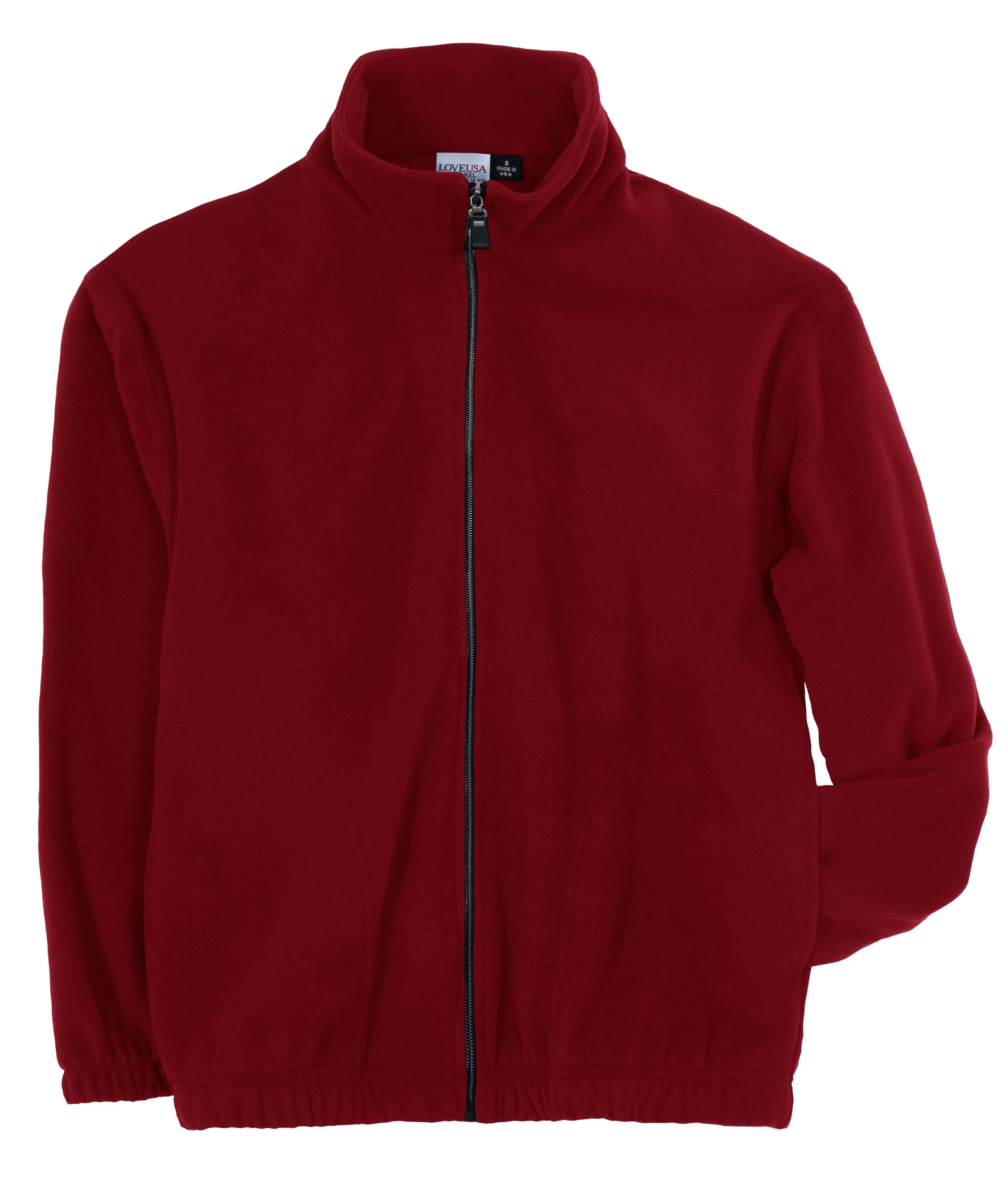 LOVE USA APPAREL Men's 100% Polyester Anti-Pilling Micro Fleece Full Zip Jacket 903-MFL