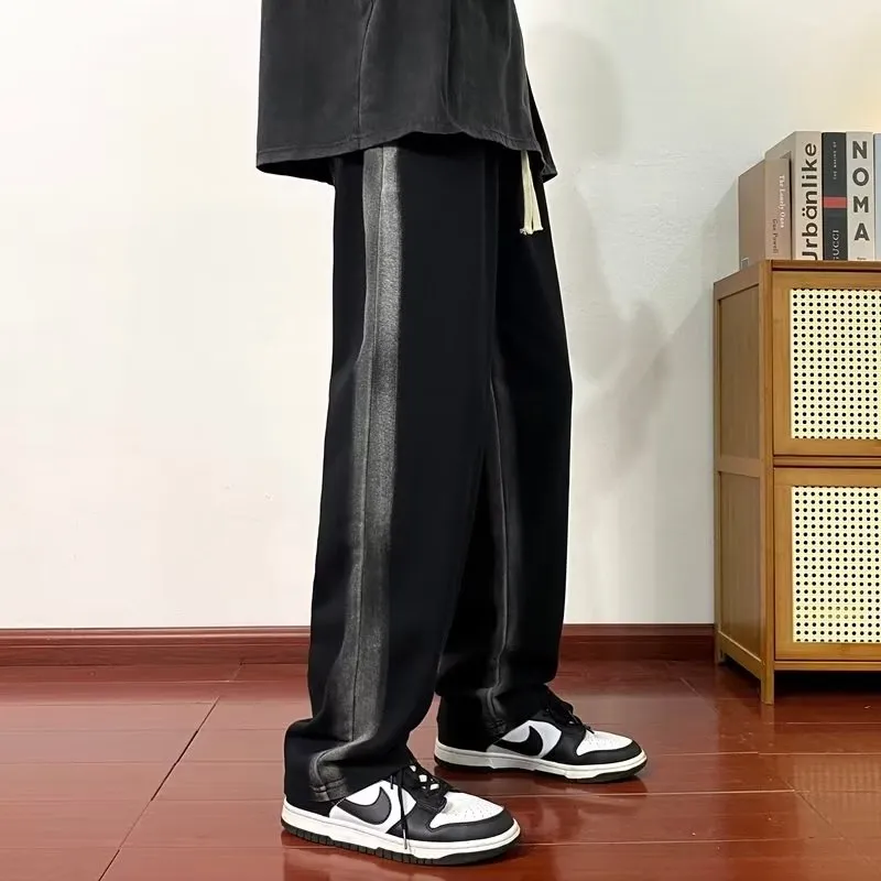 Men Jeans Wide Leg Denim Cargo jean pants Loose Straight Baggy Men's Jeans hip hop Streetwear Men denim Trousers