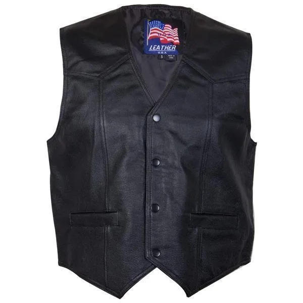Men's 3006  P.O.W. Patriotic Leather Vest