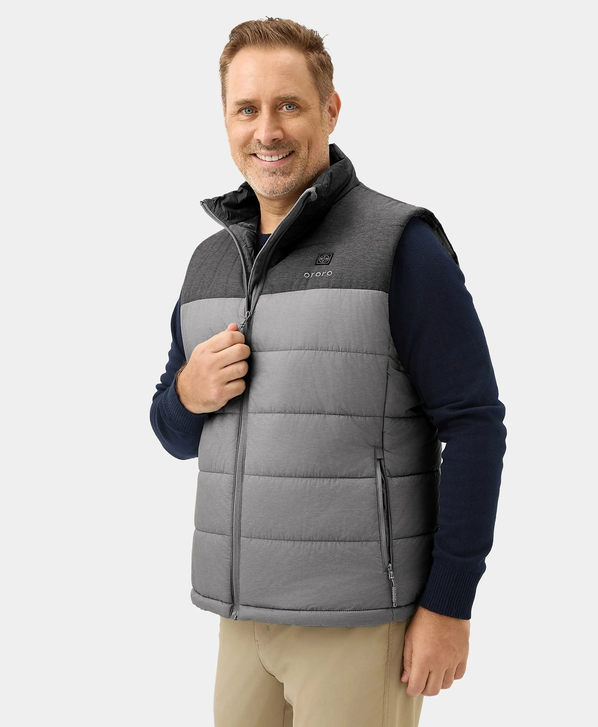 Men's Classic Heated Vest - Grey/Blue/Green/Red