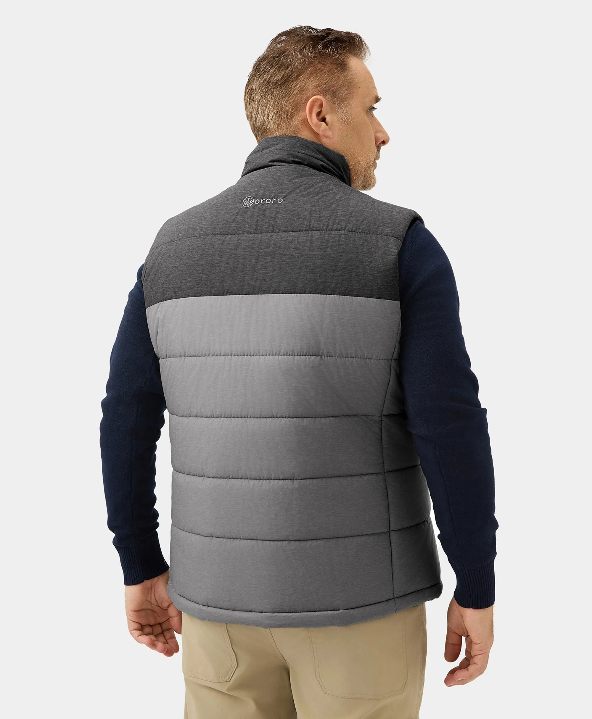 Men's Classic Heated Vest - Grey/Blue/Green/Red