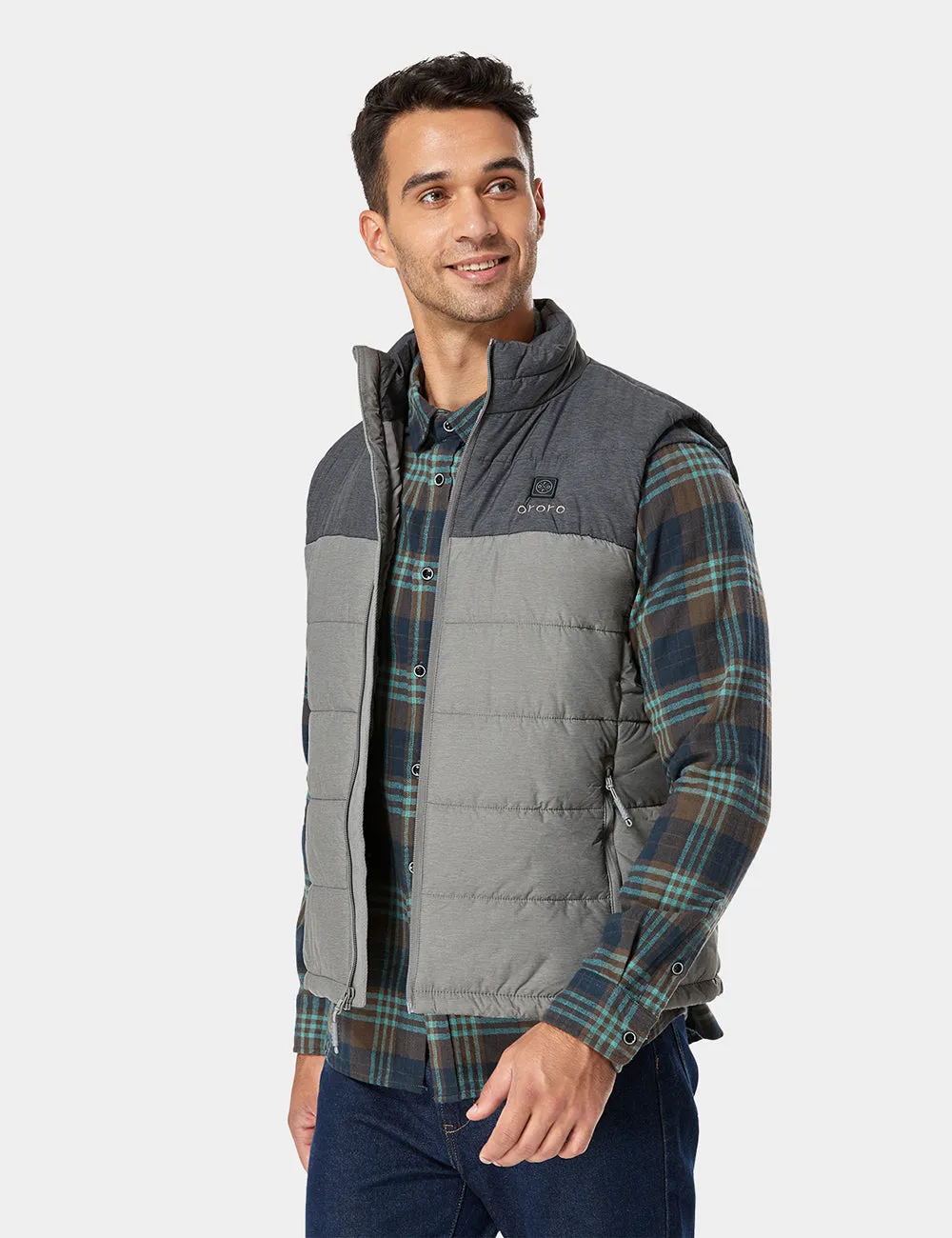 Men's Classic Heated Vest - Grey/Blue/Green/Red