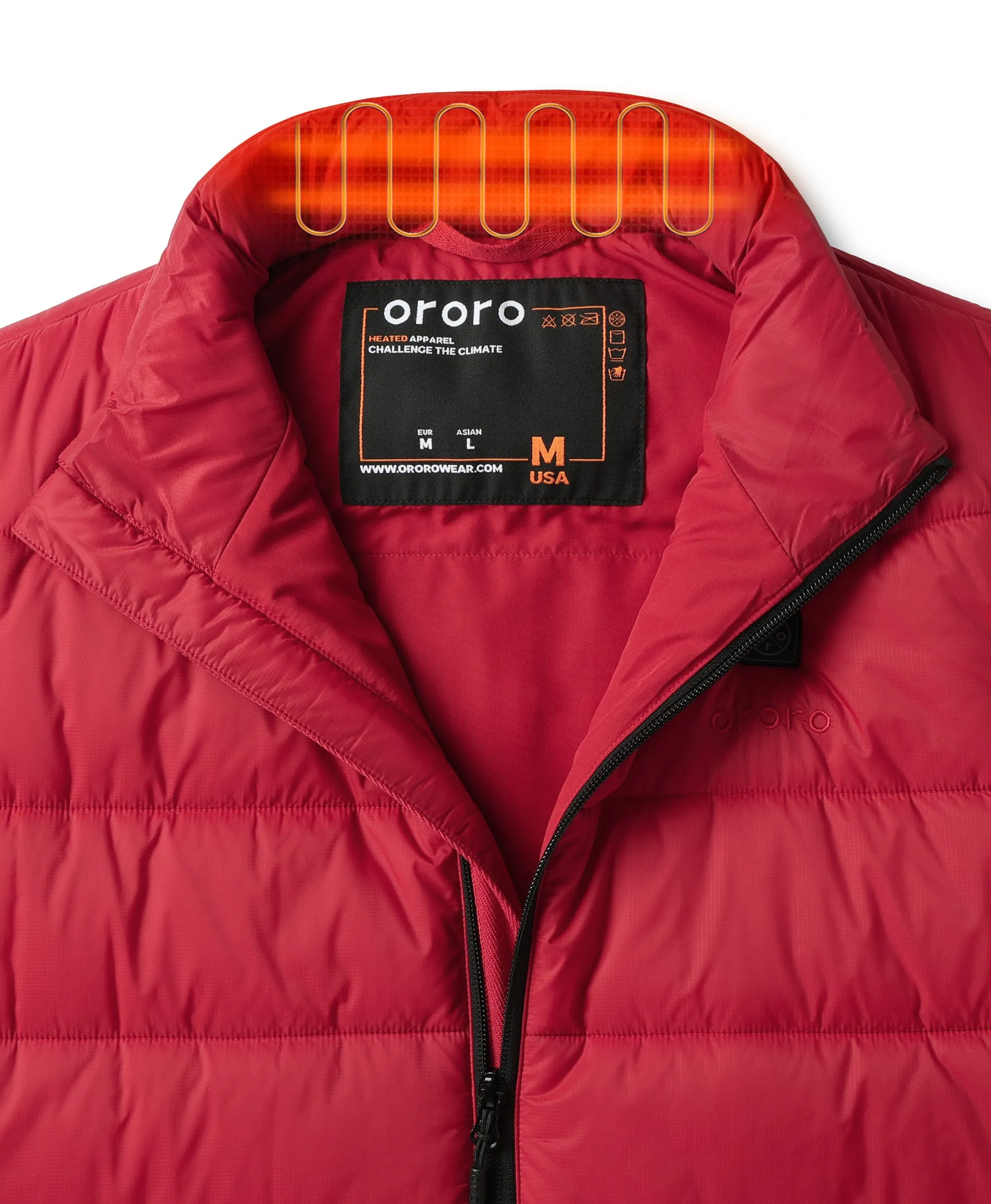 Men's Classic Heated Vest - Grey/Blue/Green/Red