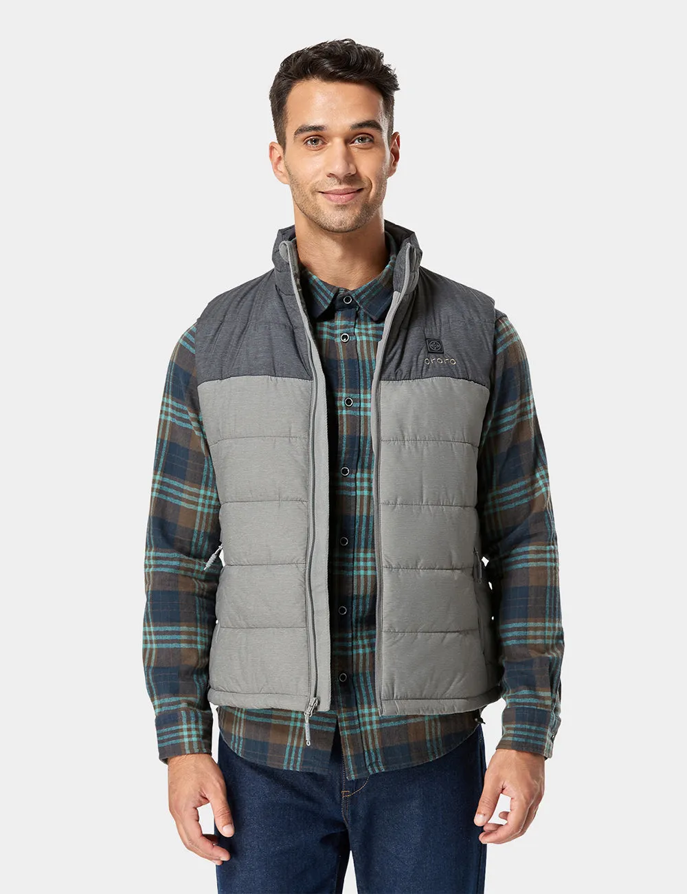 Men's Classic Heated Vest - Grey/Blue/Green/Red