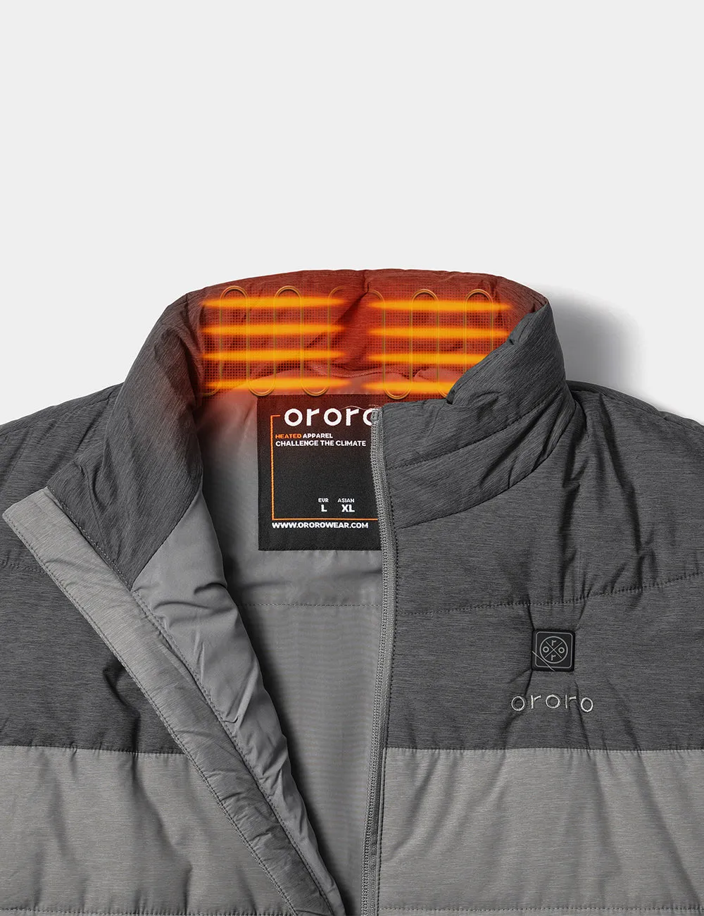 Men's Classic Heated Vest - Grey/Blue/Green/Red