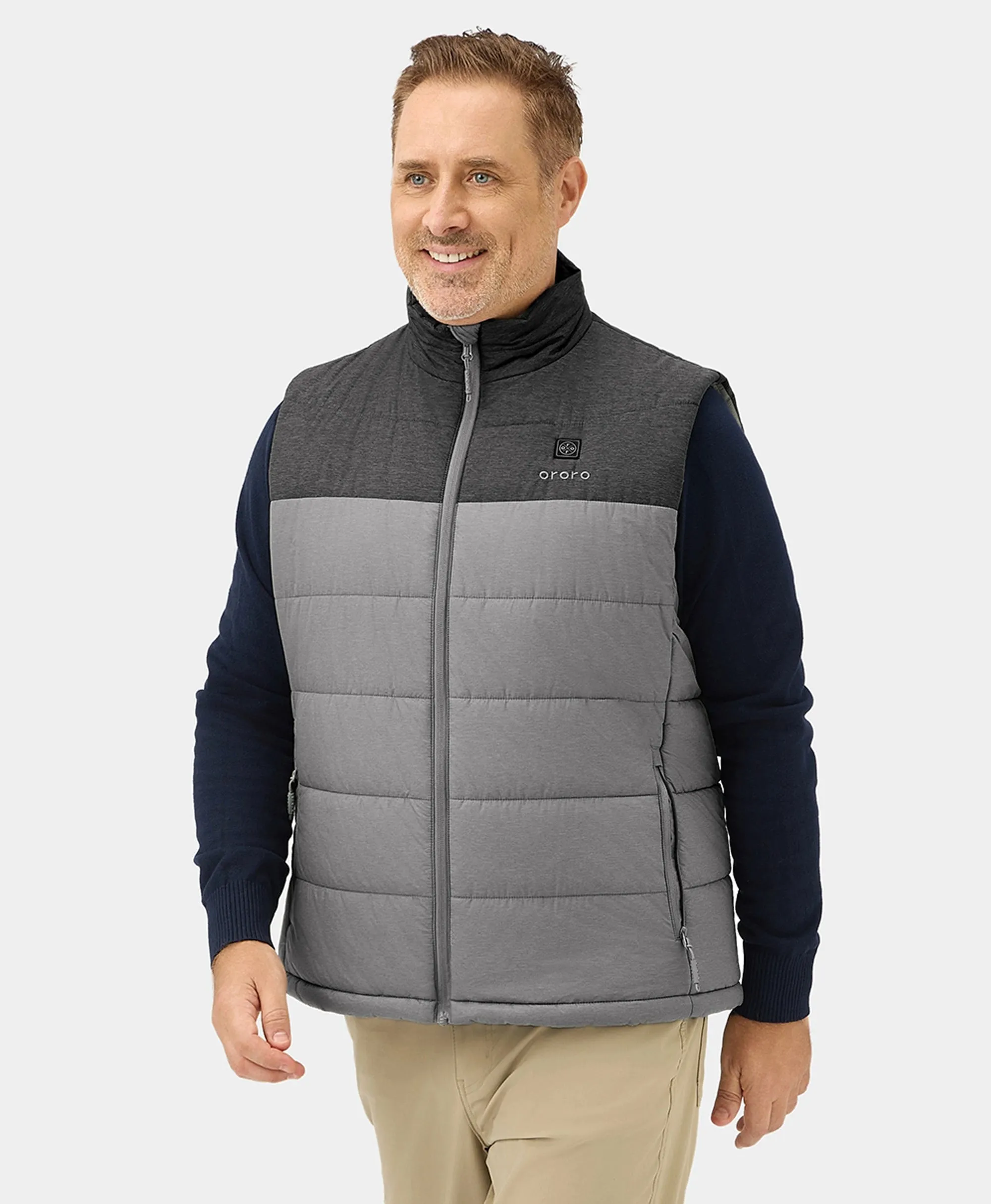 Men's Classic Heated Vest - Grey/Blue/Green/Red