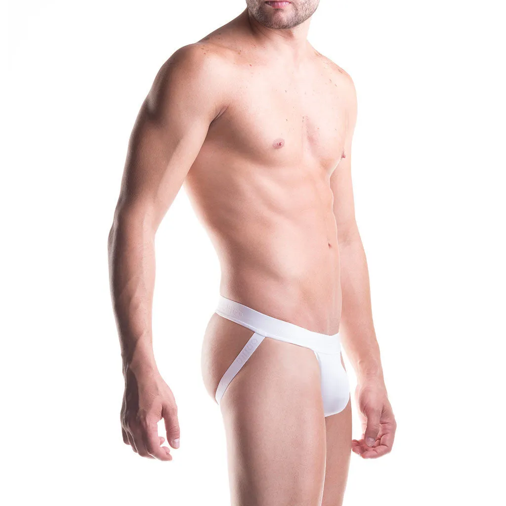 Mundo Unico: Jock Strap White Microfibra Classics