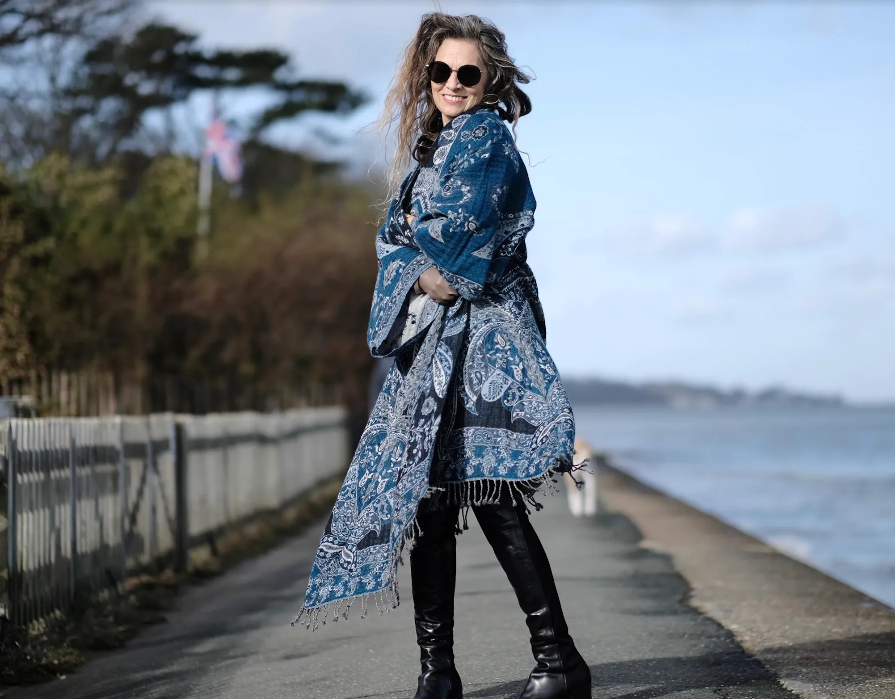 Pescara Paisley Kimono Coat Store Credit Only