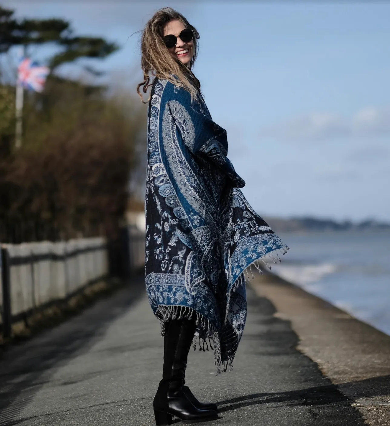 Pescara Paisley Kimono Coat Store Credit Only
