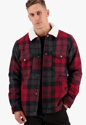 Swanndri Mens Kaituna Sherpa Lined Jacket