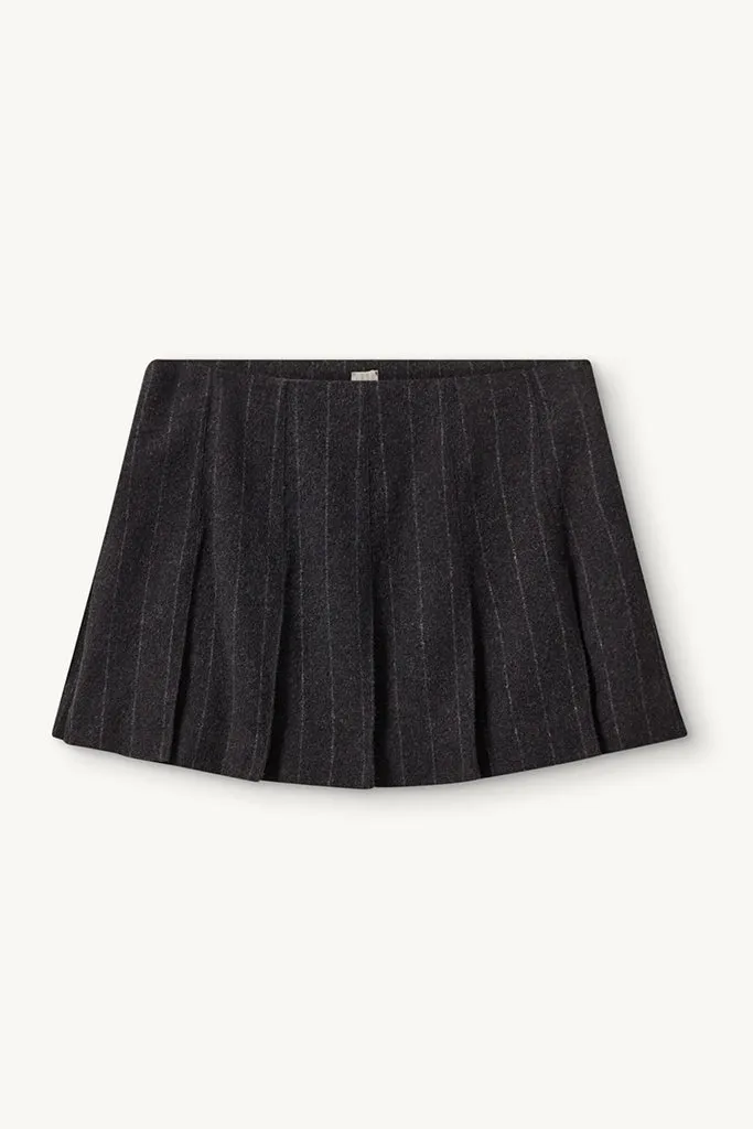 The Garment - Richard Tennis Skirt - Black Pinstripe