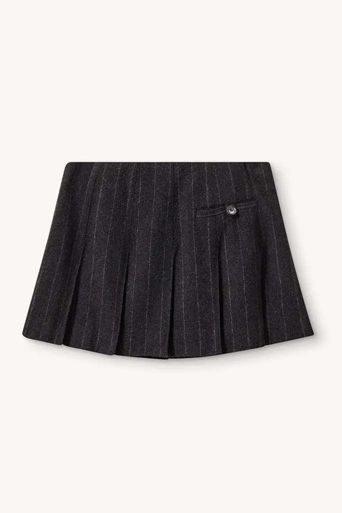 The Garment - Richard Tennis Skirt - Black Pinstripe