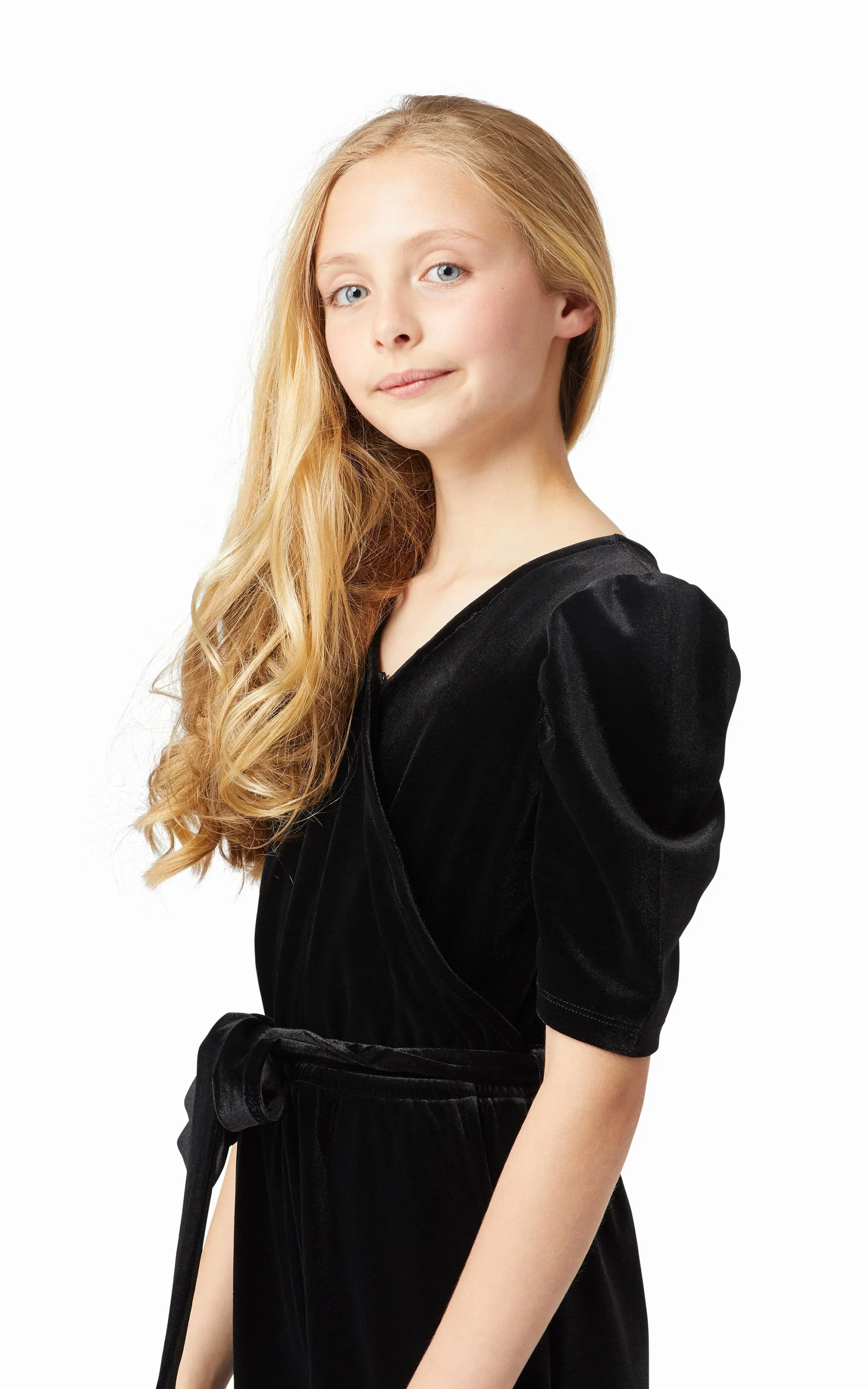Velour Wrap Jumpsuit